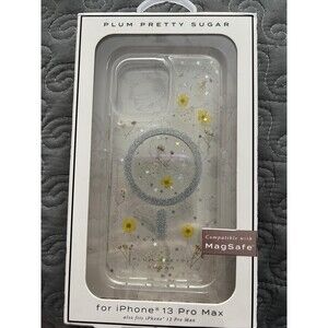 Plum Pretty Sugar Phone Case for iPhone 12 13 Pro Max - Floral Design NIB
